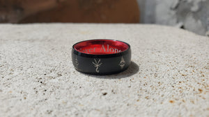 Engraved Bloodborne Ring/ Bloodborne Ring of Betrothal/Bloodborne Hunter