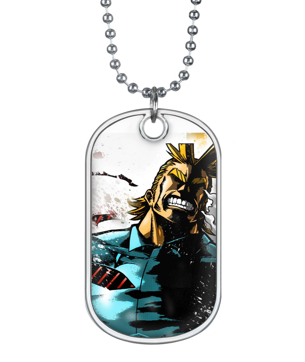 All might necklace Premium Dog Tag-Juelz30