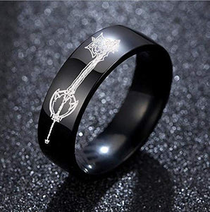 Kingdom Hearts Ring/Oblivion and Oathkeeper Keyblade/Kingdom Hearts Engagement Ring