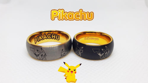 Pikachu Ring/Pokemon Rings/Pokemon Jewelry/Pokemon Engagement Ring