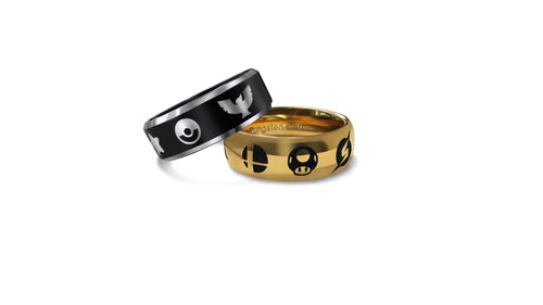 Nintendo Ring/Super Smash Ring/Smash Bros Ring/Nintendo Jewelry