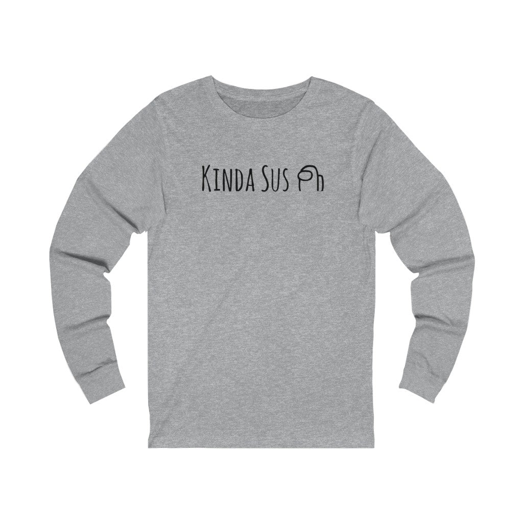 Among Us Kinda Sus Long Sleeve Tee