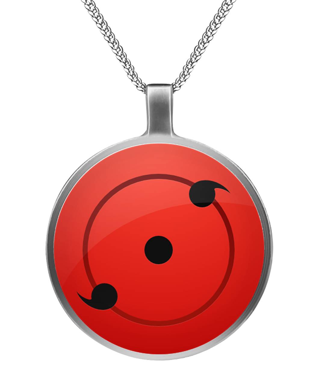 Sharingan eye Circle Necklace-Juelz30